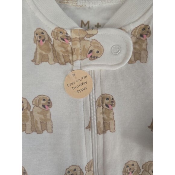 NWT Infant Puppy Dog-Themed Coveralls Sizes Available /  M+A by Monica + Andy - Picture 2 of 5